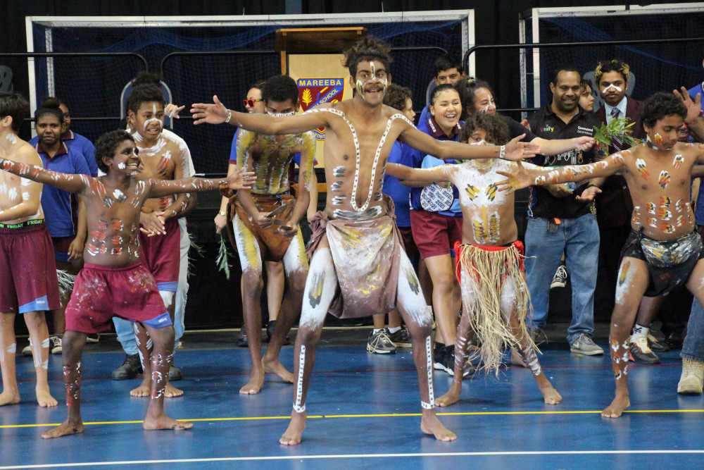 Students from Mareeba High performed cultural dances at the celebrations.
