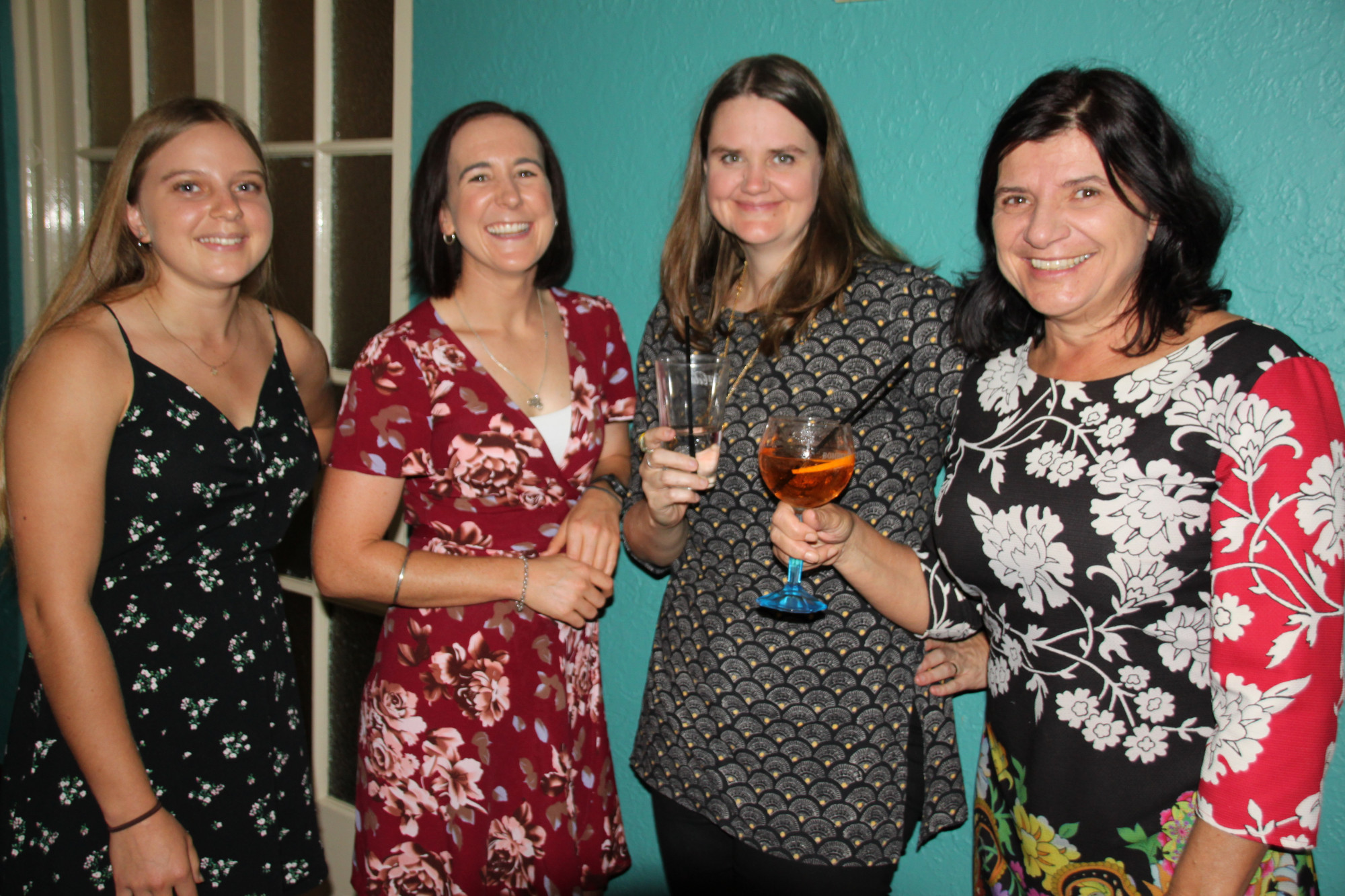 Lilykay Oliver (L) and her mother Uli Oliver (R) of Travel Experience Atherton, were inspired by the messages Megan Hendry of Yungaburra and Rubia Braun of Wondecla had for their audience at the Malanda Chamber of Commerce celebration of women last week.