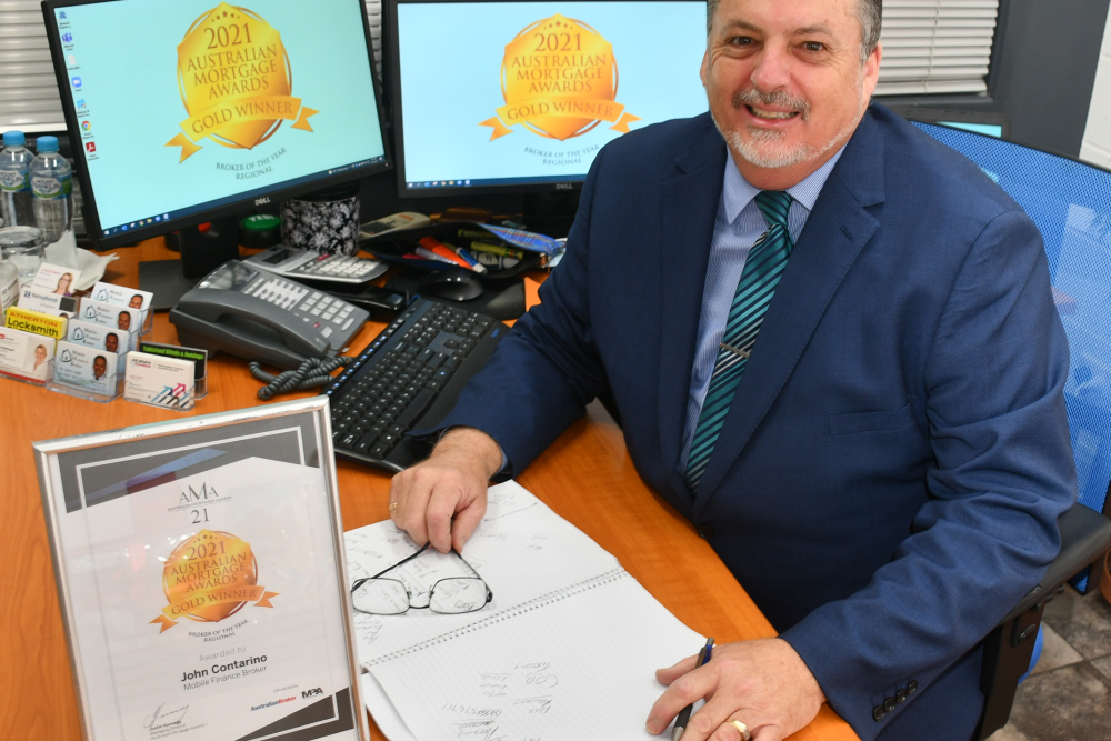 John Contarino has been awarded the highest attainable award by a broker in his industry.