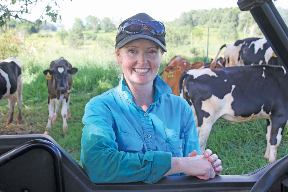 Kasey Clark of Malanda will be helping put the ice-cream, custard and cream onto your Christmas table again this year, doing what she loves, dairying on her Malanda farm