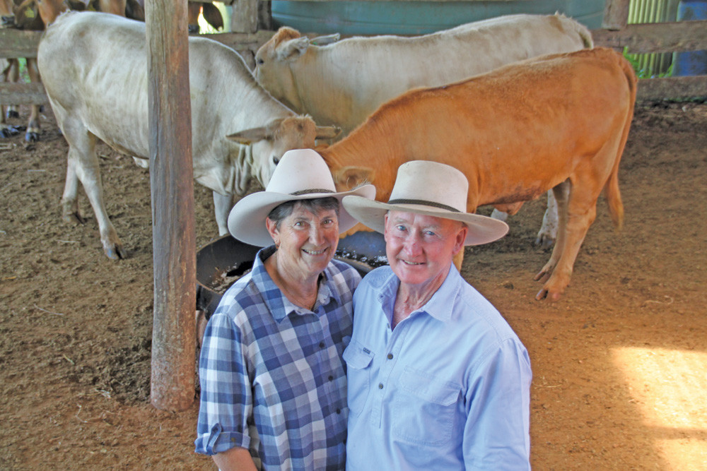 Upper Barron graziers Greg and Di Binnie are entering three Charbray heifers in the Rocky Creek ‘Best Beef Awards,’ being judged later this week