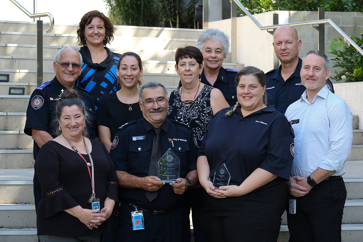 Local wins Peer Support award from the QFES. - feature photo