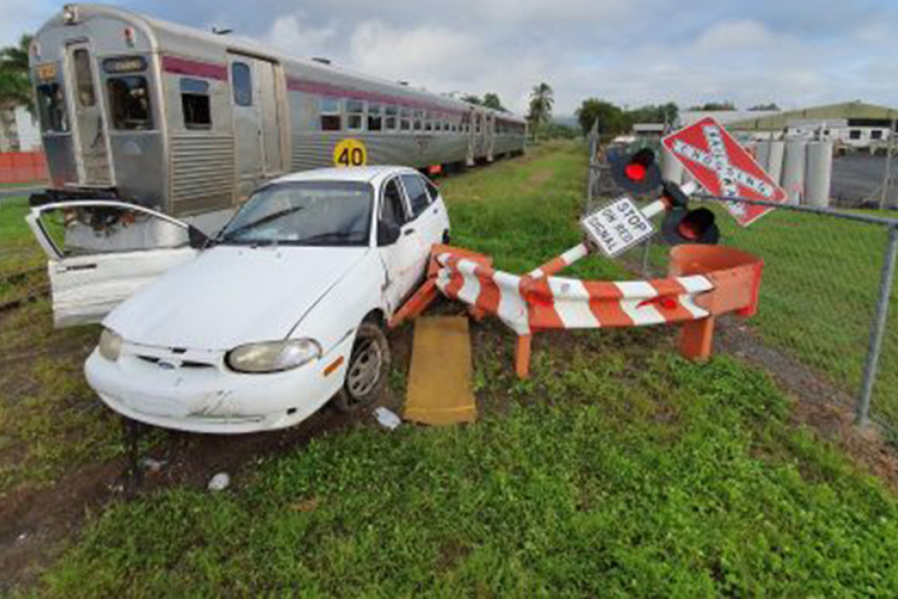 Car and train collision, Cairns North - feature photo