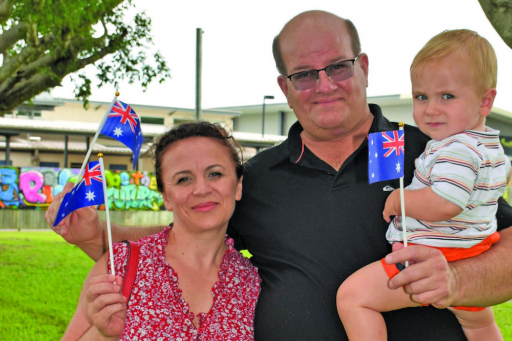 Every year on 26 January, people come together to celebrate all things Australian. After 13 years, Denada Harriman from Albania has chosen Australia Day to take the oath and become an Australian citizen. She will celebrate with proud husband Christopher and 14-month-old baby Lukas.