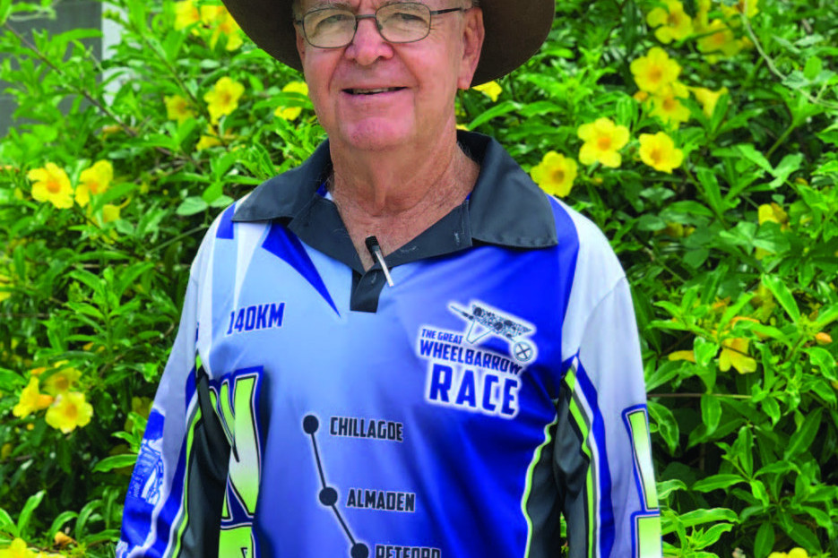 Involved with the Great Wheelbarrow Race since inception, Mareeba’s Terry Roos has been named the 2022 Face of the Race.