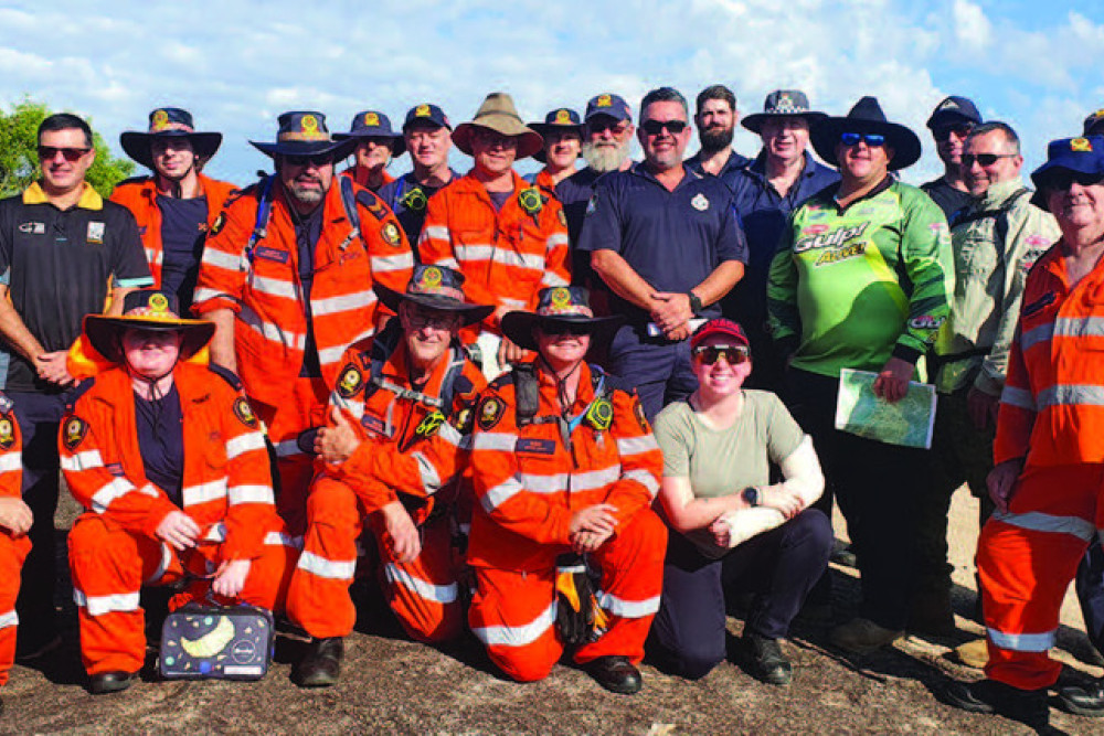 Police officers and SES teamed up for a 7-day land search and rescue exercise in Mareeba recently.