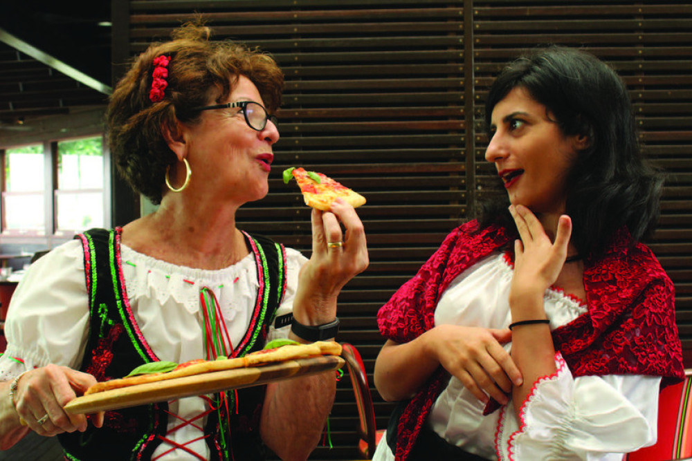 Gina Codotto (left) and Rita Rosacleiro are ready for the exciting Italian Festival to be held at the end of July.