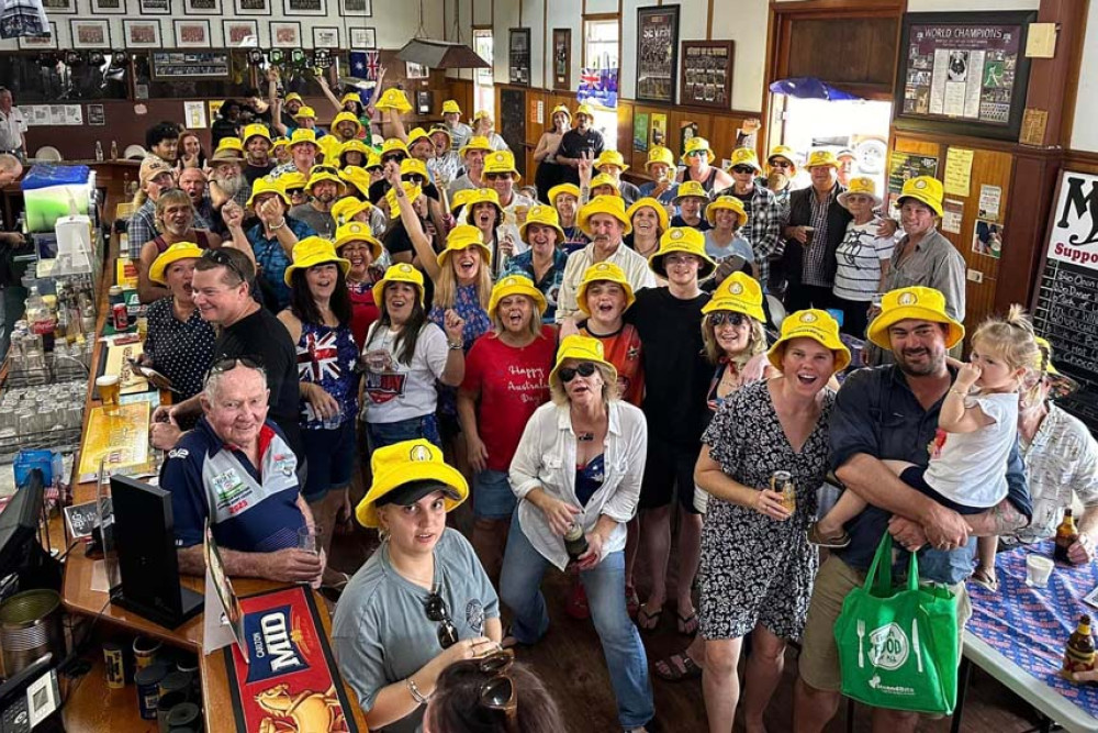 The Malanda Big Pub gets right into Australia Day celebrations.