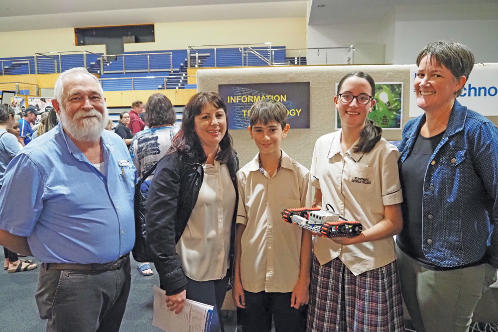 Trevor Milevski, Rosina Ferraro, Emanuel Ferraro, Grace Folino-Gallo and Judy Folino-Gallo at the event.