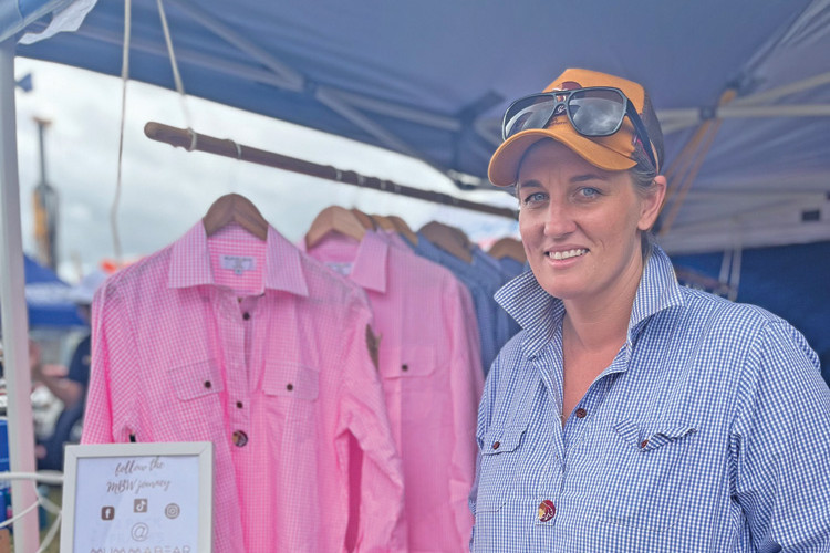 MummaBear Western’s Jes Panov at the 2023 Rotary FNQ Field Days held in Mareeba.