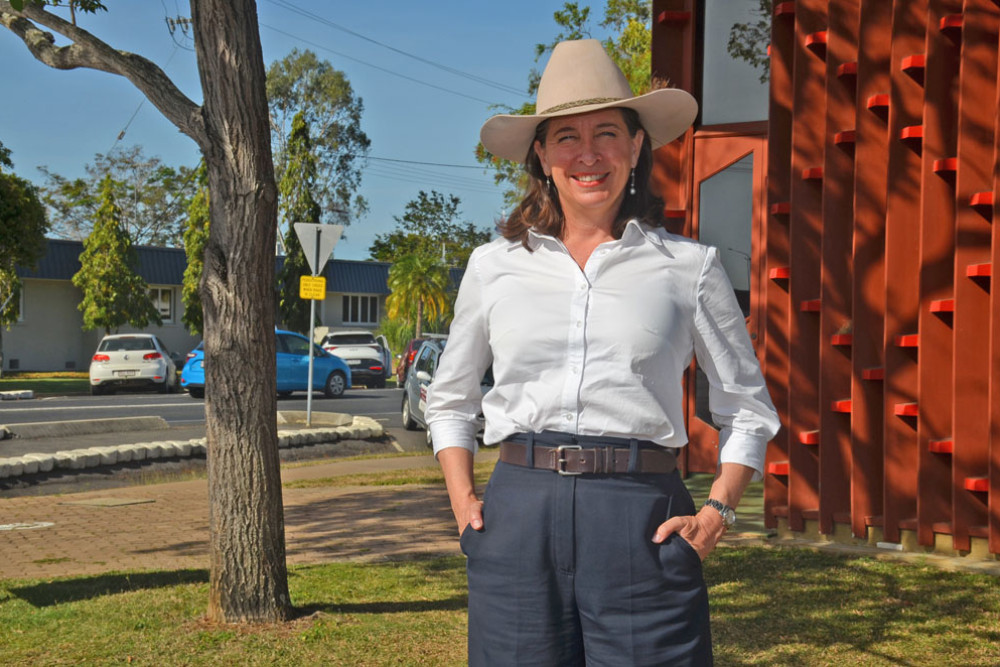 Senator Susan McDonald was in town this week, chatting with locals at the pre-polling booths and at Cedric Davies Community Hub.