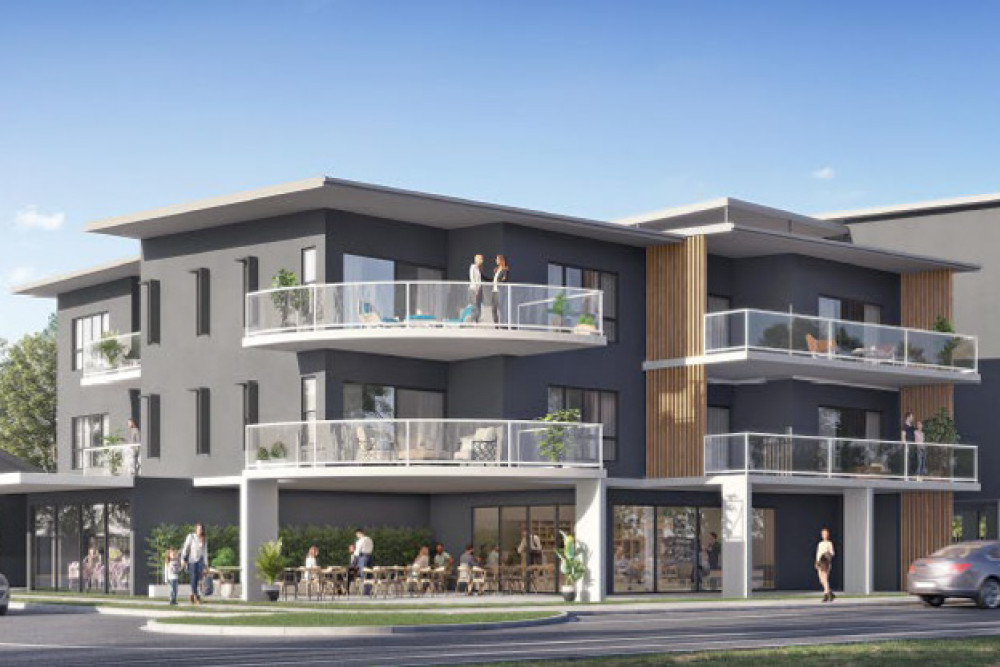 An artist’s impression of what the new multi-storey units will look like in Vernon Street, Atherton.