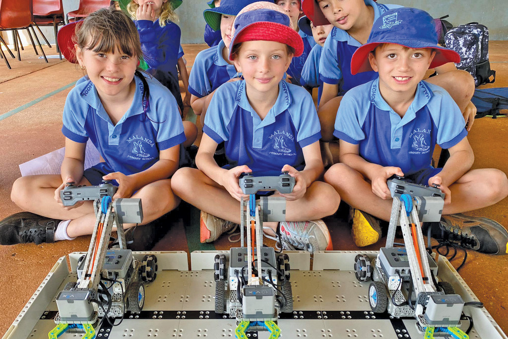 VEX robots proved the most popular on the day with all the students including Saqqara Taiapa, Hannah Peagham and Sonny Bird. It doesn’t get more fun than battling with your mates using robots