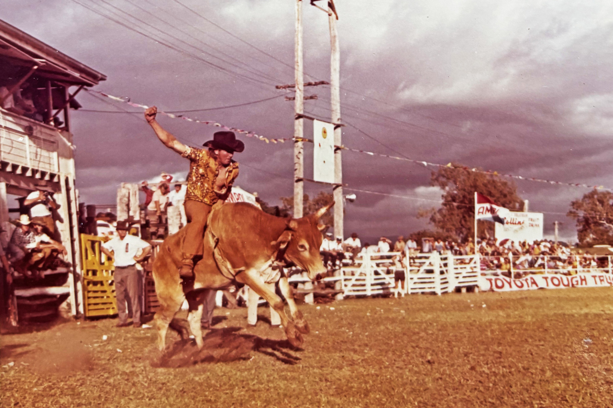 Bull riding has long been the highlight event of any rodeo, with crowds flocking to see the action at Kerribee Park since its establishment in the 1970s.