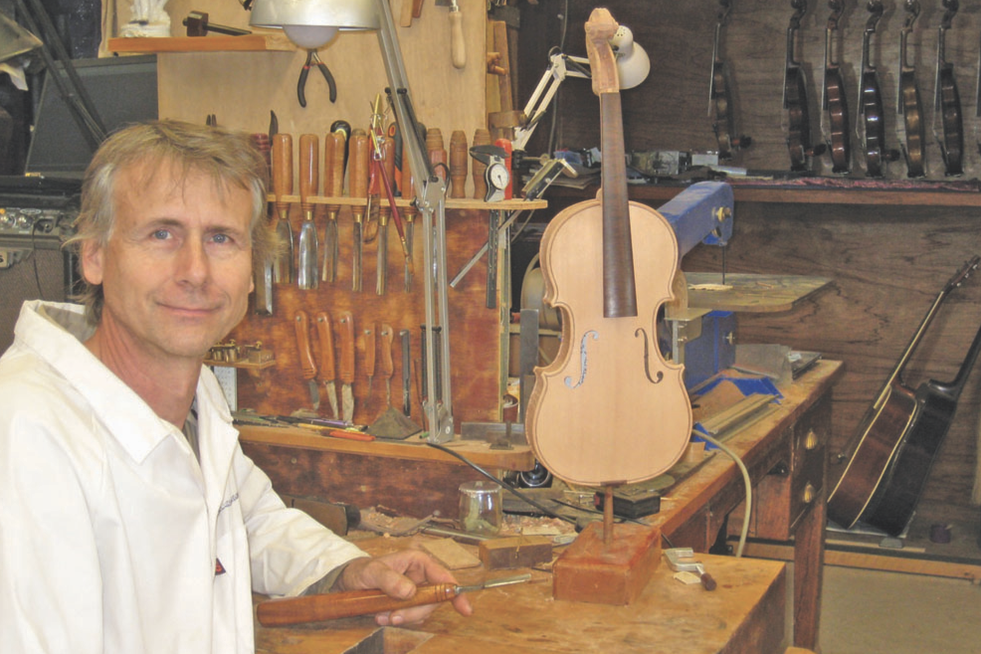 Local violin luthier Paul Kludsky will be at the Atherton Tablelands Chamber Music Festival this weekend.