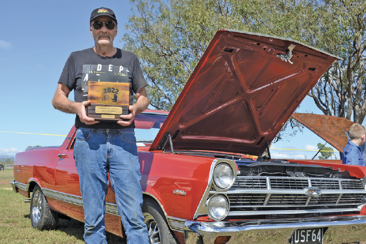 The Ute Muster has been moved to Friday at 12 noon, with category winners to take part in the Downtown Parade. Pictured is Murray Nix with his 1967 Ranchero which won his Ute of the Show in 2022.
