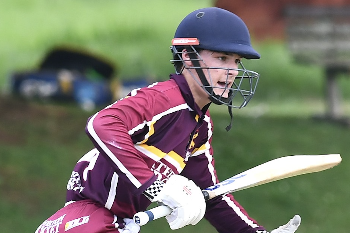 Atherton’s opening batsman Charlie Lawrence in their win against Norths on Saturday.