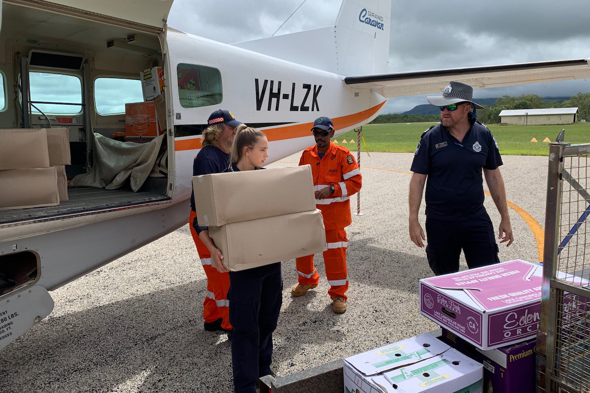 Supplies air dropped into flooded Cape York - feature photo