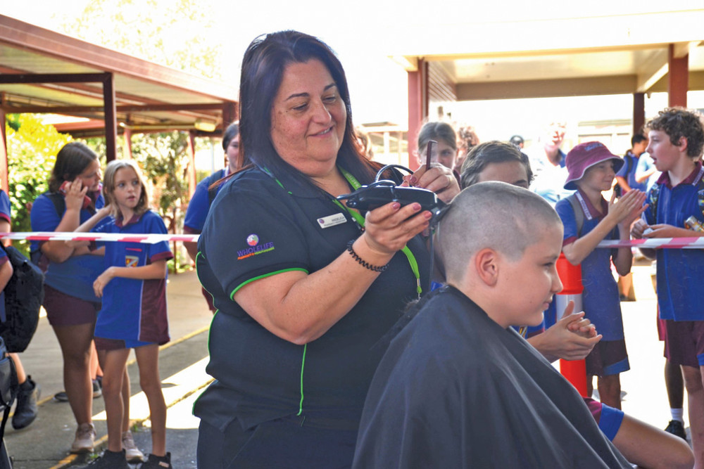 School braves the shave - feature photo