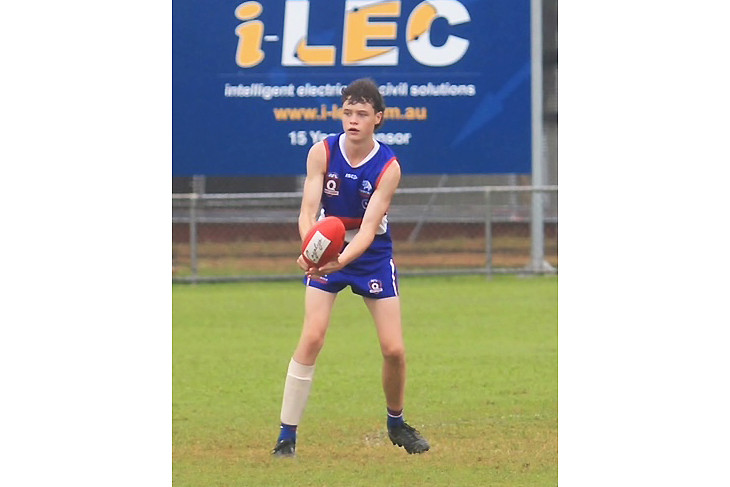 Young gun Tyson Lockett from Tolga will be representing Queensland at the Australian Football Championships schoolboy’s carnival in Brisbane from 26 July-2 August.