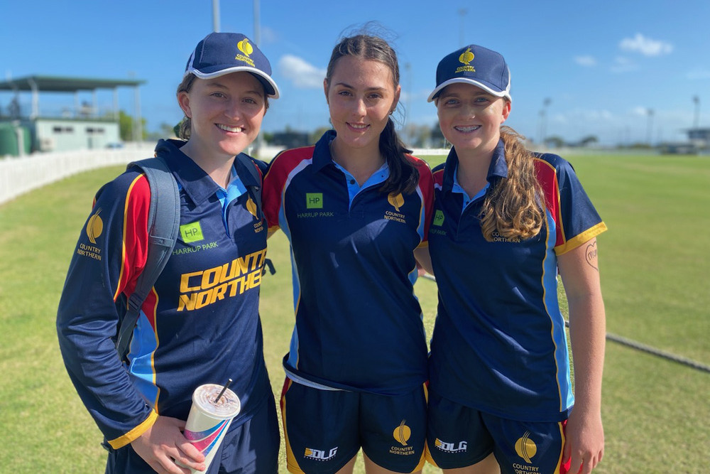 Abby Toshach, Amy Hunter and Talytha MacDonald all competed in a recent trial to be selected for the Northern Country Team due to play Southern Country in Mackay