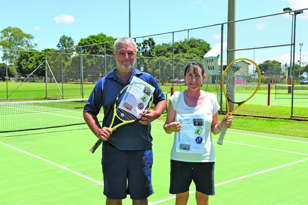 Mark and Veronique Keating from the Mareeba Tennis Club are excited to have the father of Aussie icon Ash Barty visiting for a Q&A this weekend