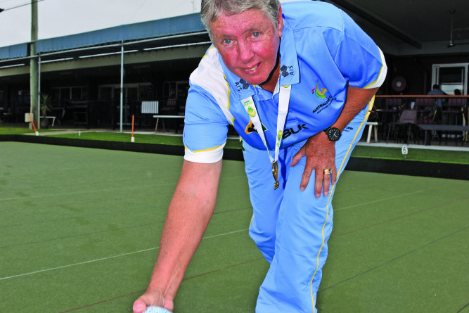 CHAMPION: Mareeba bowls club member Sue Brady has returned from the Australian Open a champion after winning the Over-60s Women’s Pairs division.