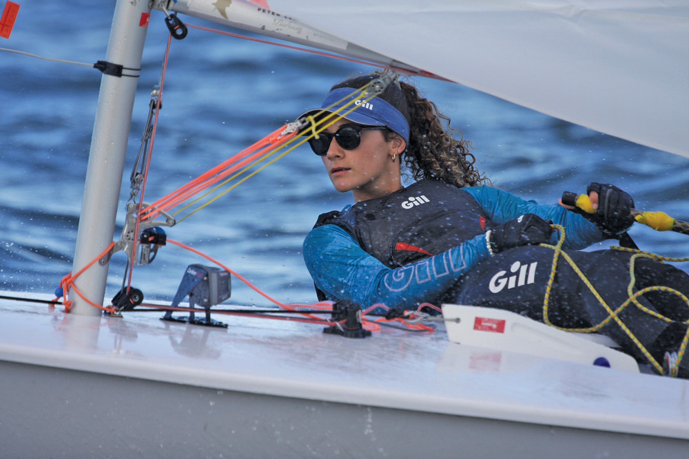 15-year-old Breanne Wadley has had her name etched alongside Olympic gold medallists after being recognised as the Queensland Youth Sailor of the Year. Photo credit: Royal Queensland Yacht Squadron