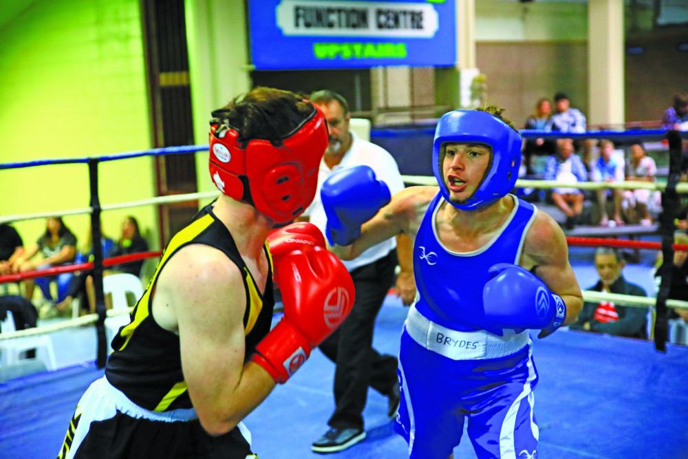Both Matthew Carroll and Wayne Bryde of Bryde’s Boxing Gym in Mareeba have taken home golden medals from the recent Queensland Titles held in Townsville, becoming Queensland Champions. PHOTO CREDIT Neil Olsen
