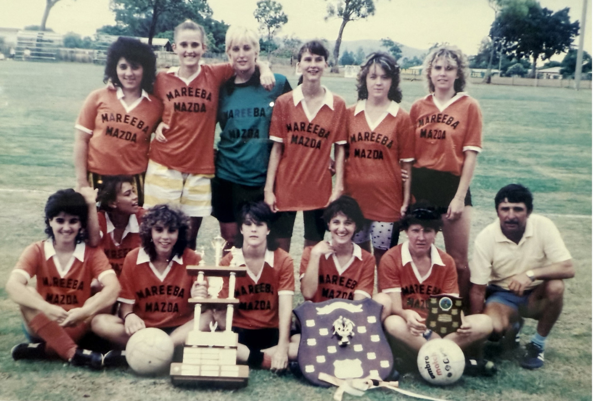The “rag tag” women’s team from the 90s, some of whom will be playing at the Fantin Cup.