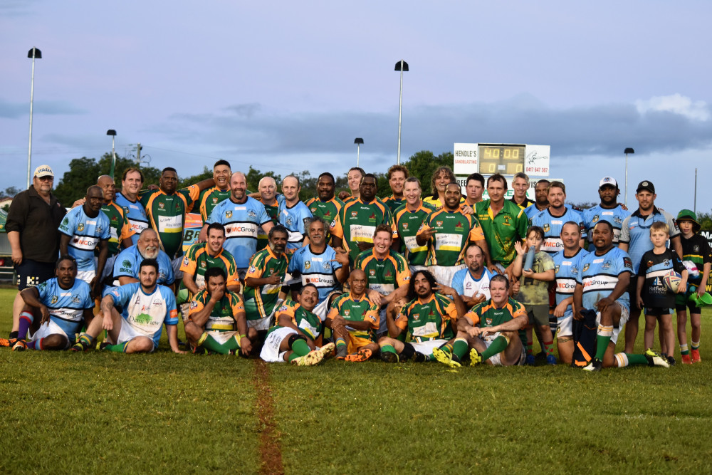 A special old players game between Mossman and Mareeba preceeded the Ivanhoes vs Mareeba match up last Saturday night