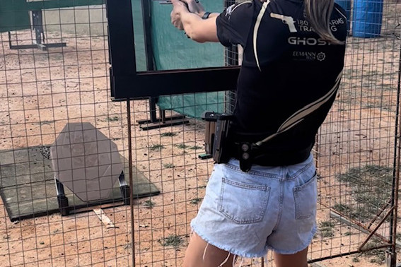 Atherton’s Grace Grandcourt has achieved her second national title and been given a second chance to compete at the IPSC World Shooting Competition in Thailand in November