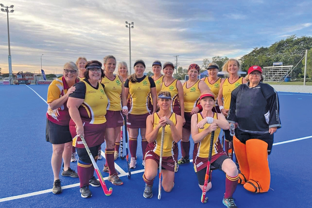 Atherton Two returned from the recent Hockey Queensland Women’s Masters State Championships victorious.