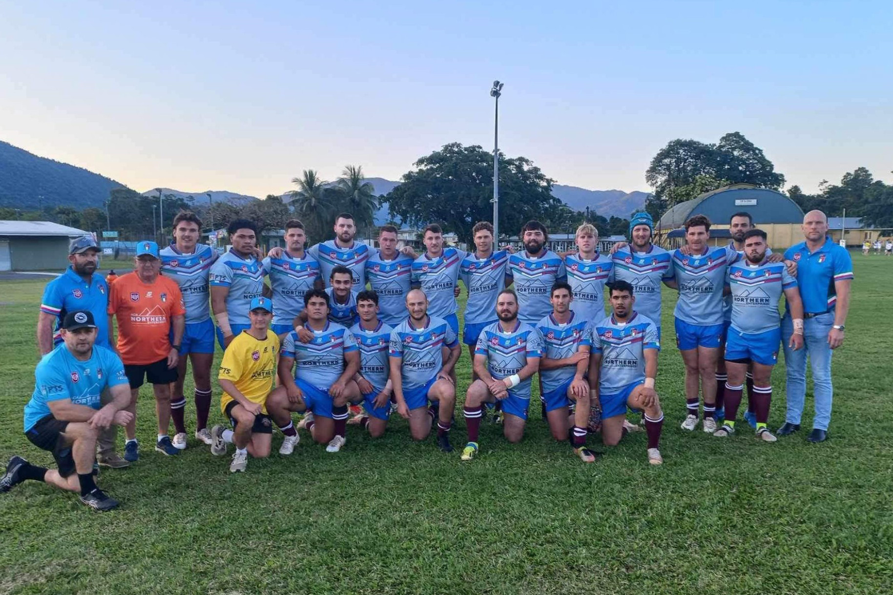 Last year’s formidable Queensland Italian Rugby League team, with a few new faces, will do battle with the Cardwell Axemen at Alley Park in Gordonvale this Saturday.