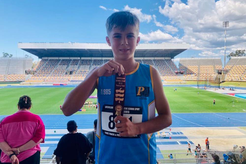 Julius Parsons was selected as the peninsula captain the at recent Queensland Track and Field Championships in Brisbane.