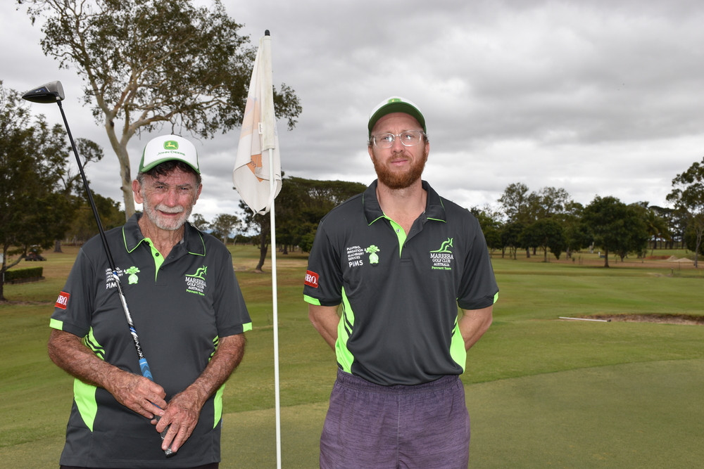 Mareeba Golf Club golfers Michael Blunt and Michael Cade are in Melbourne this week to compete in the final round of the John Deere Championship