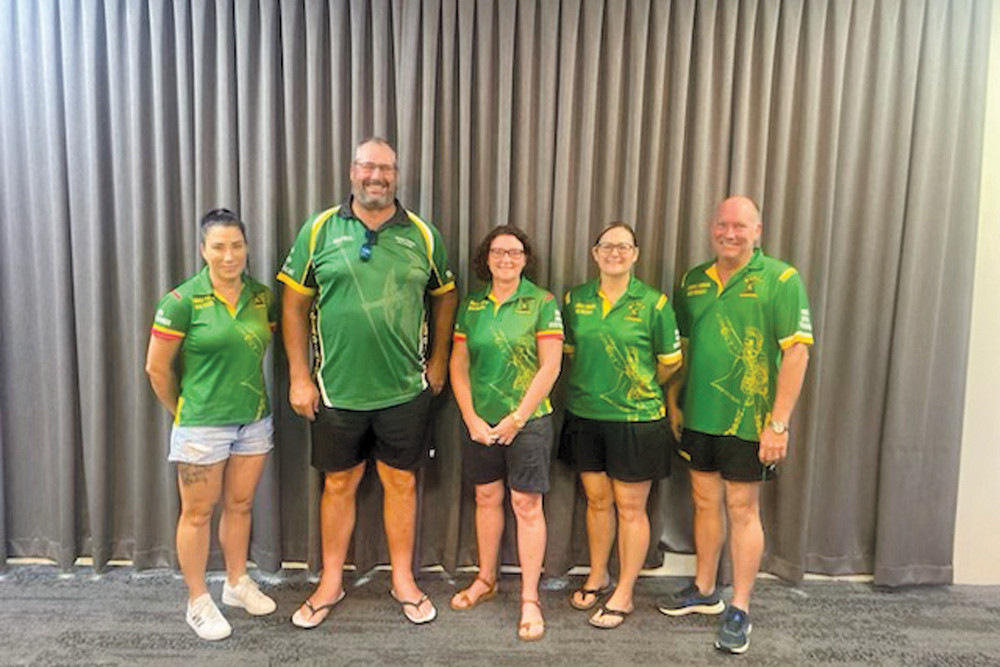 Mareeba Junior Rugby League committee members registrar Nadine Apps, president Raymond Srhoj, secretary Andrea Cureton, treasurer Natasha Taylor and vice-president Stephen Gear
