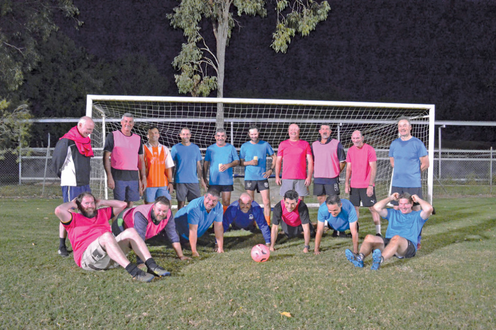 Mareeba’s over 45s are set for the curtain raiser game as part of the Moriconi Bomben Soccer Cup.
