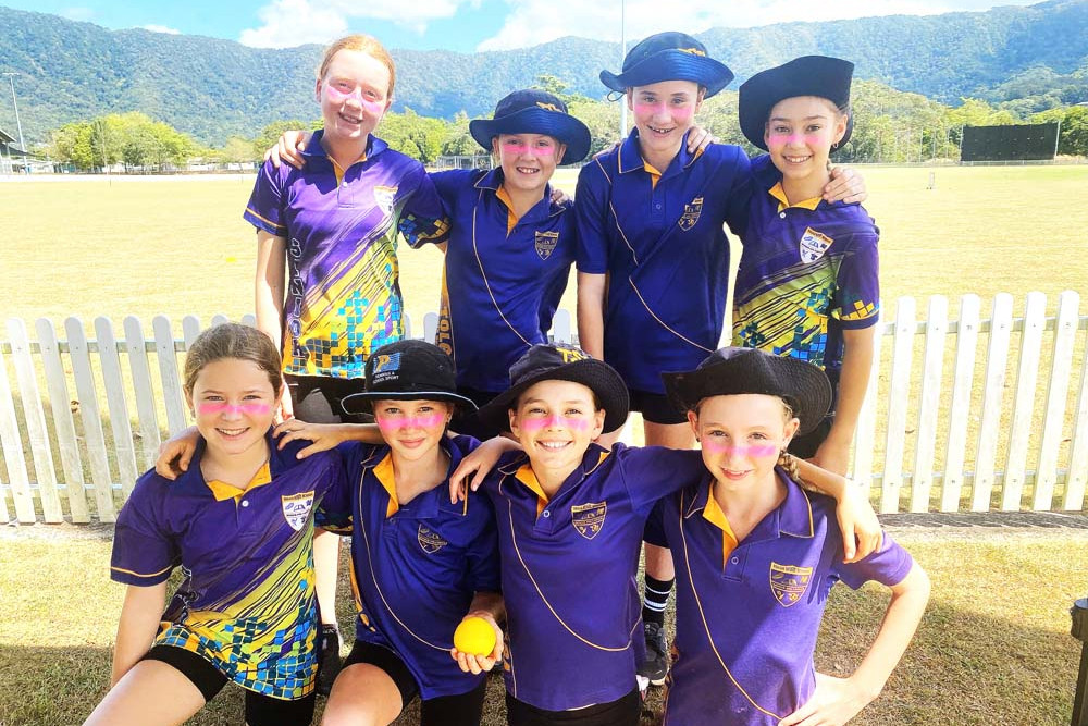 The Tolga State School girl’s cricket team are the winners of a Far North Region cricket competition.