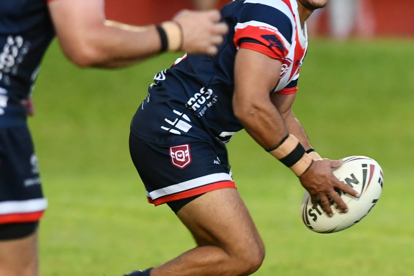 Hooker Jayden Conners takes the Roosters forward on Saturday night.