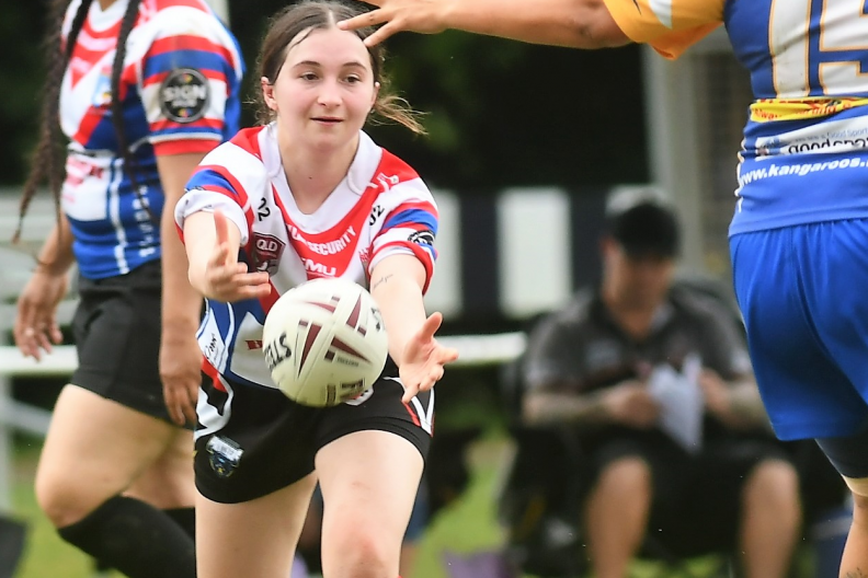 Roosters Ladies player Arielle Marks.