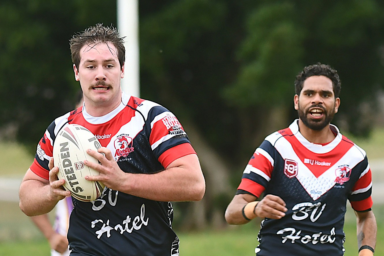 Roosters prop Seth Stein.