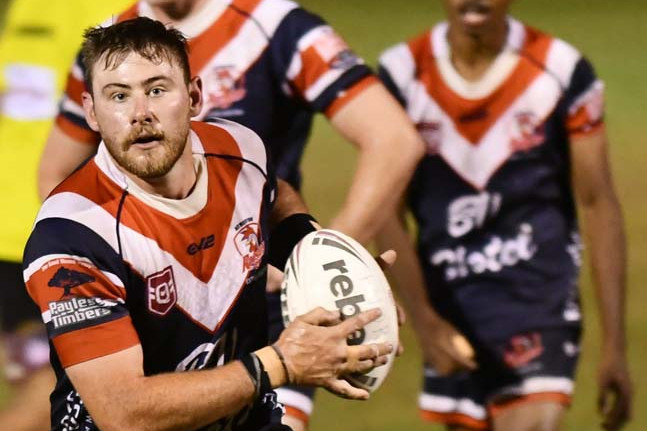 Prop Matt Whybird taking the Roosters forward on Saturday night in an elimination match they won 18-8 against Kangaroos.