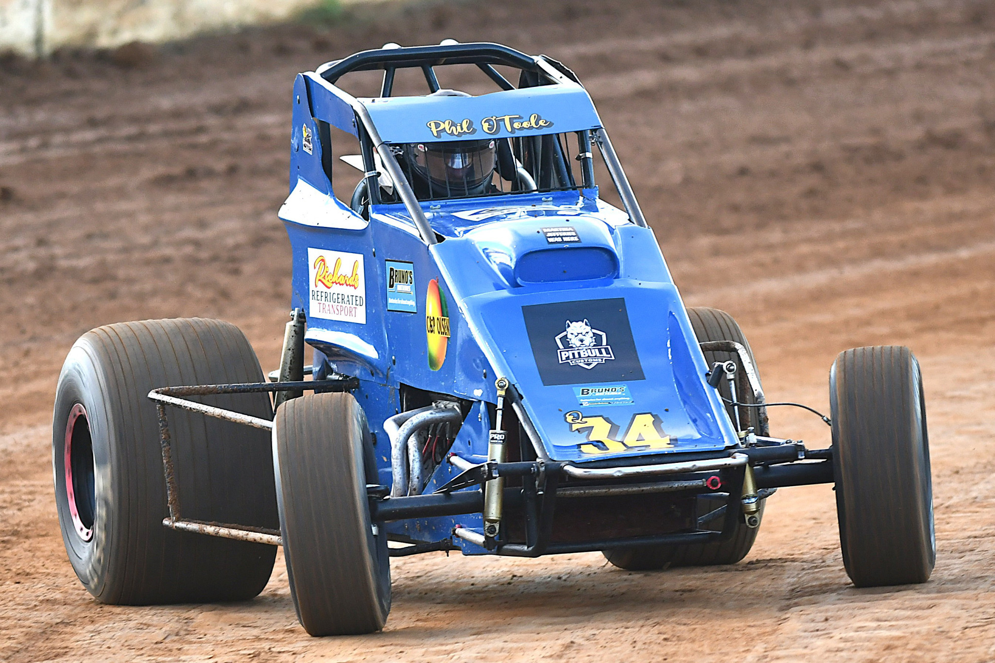 Wingless Sprintcars Phillip Otoole.