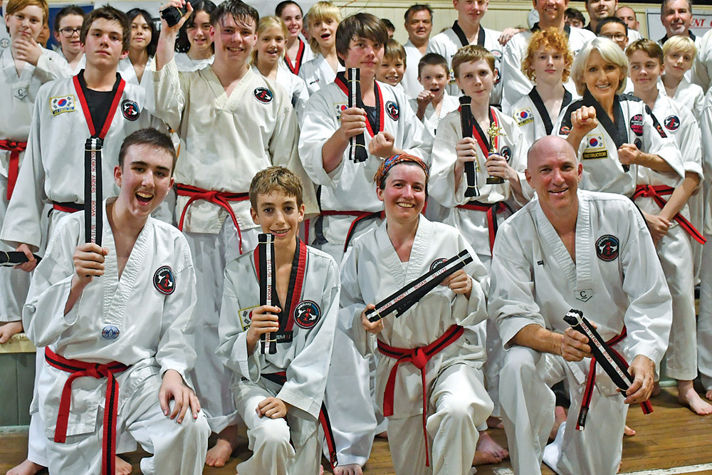 Students earn black belts - feature photo