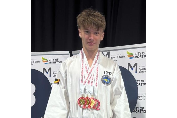 Hunter Thomson will be representing his country at the ITF Taekwon-Do World Championships in Italy later this year.
