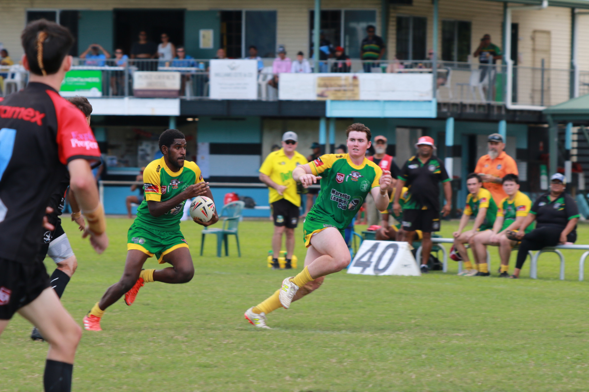 The Under 19 Mareeba Gladiators clinched a spot in the semi finals following a win against Mossman. PHOTO: Rachael Morgan.