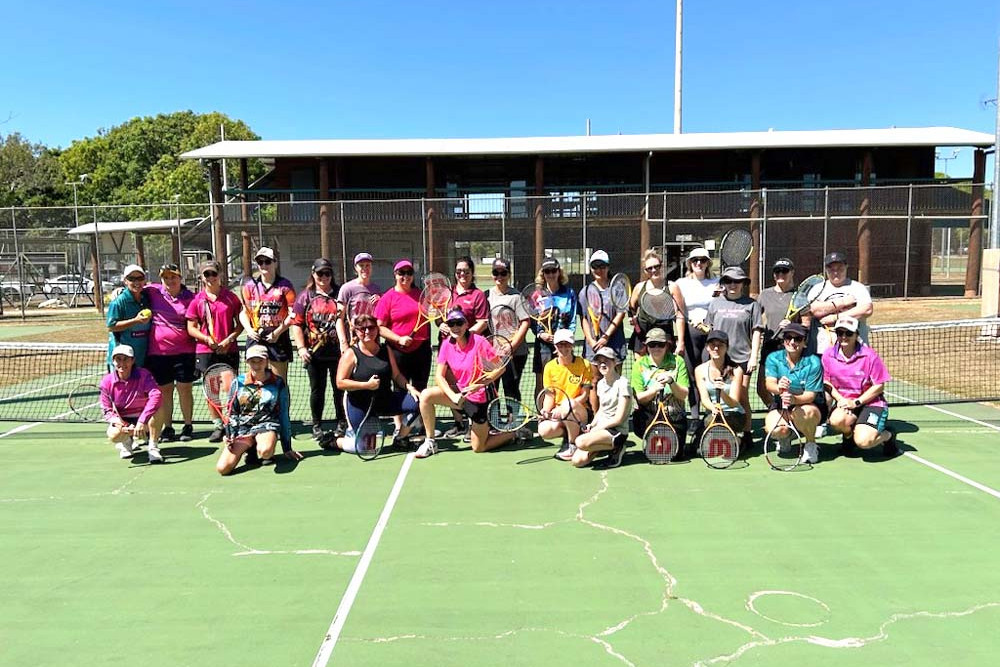 Some of the many local women who participated in the Mareeba Tennis Club’s ‘Taste of Tennis’ program.