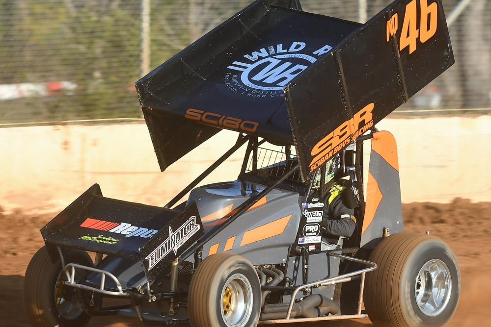 Sprint Cars winner Brett Scibo