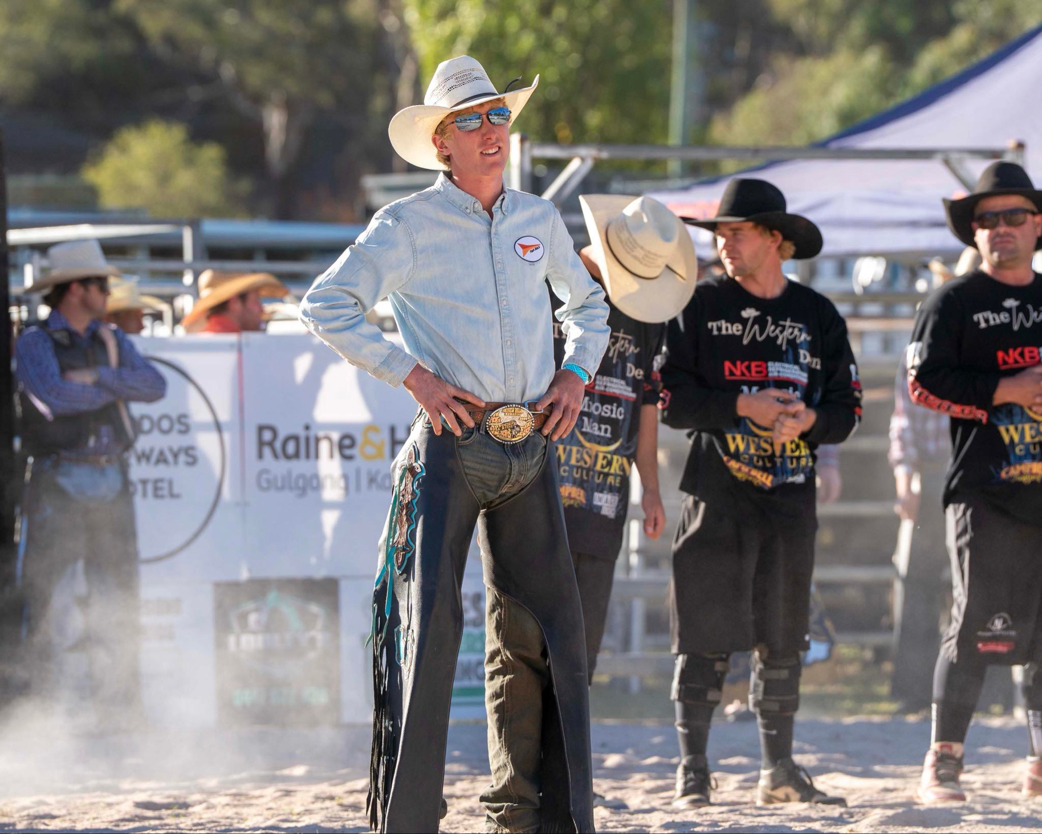 Bailey Searle is the defending champ of the Australian All Round Junior Cowboy and Junior Bull Ride titles.